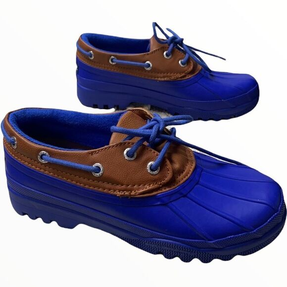Sperry Top Sider Blue Woman’s Waterproof Rain/ Snow Shoe - Picture 2 of 7